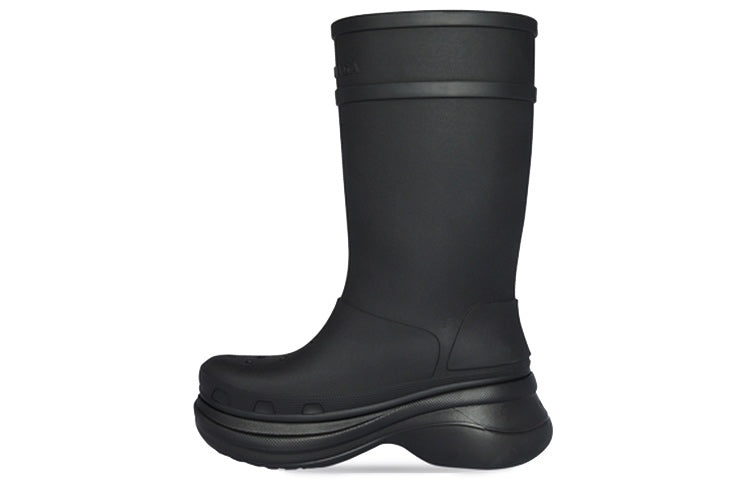 Crocs x Balenciaga Boots 'Black' 677384W1S8E1000 - 2