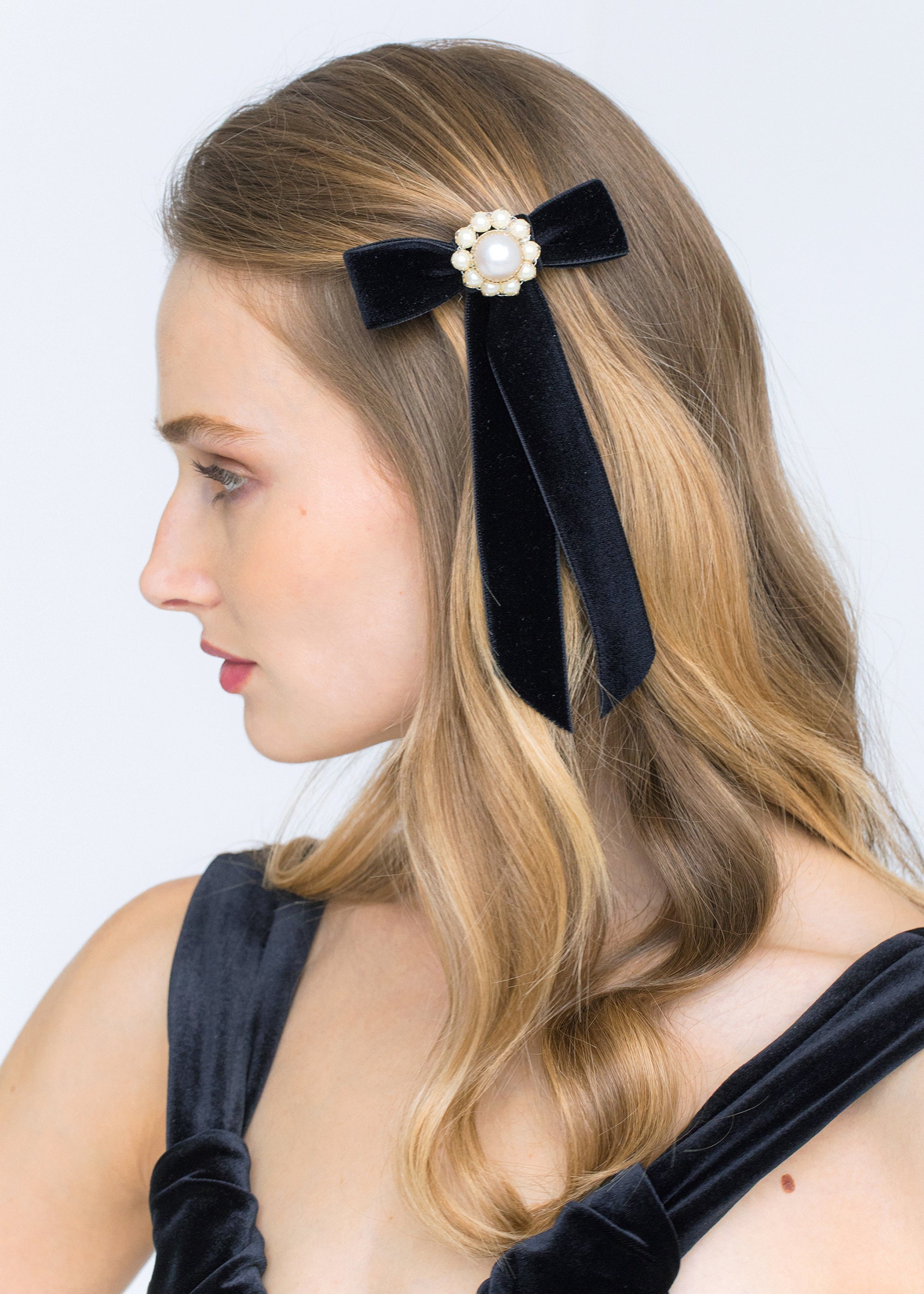 Perla Bow Barrette - 2