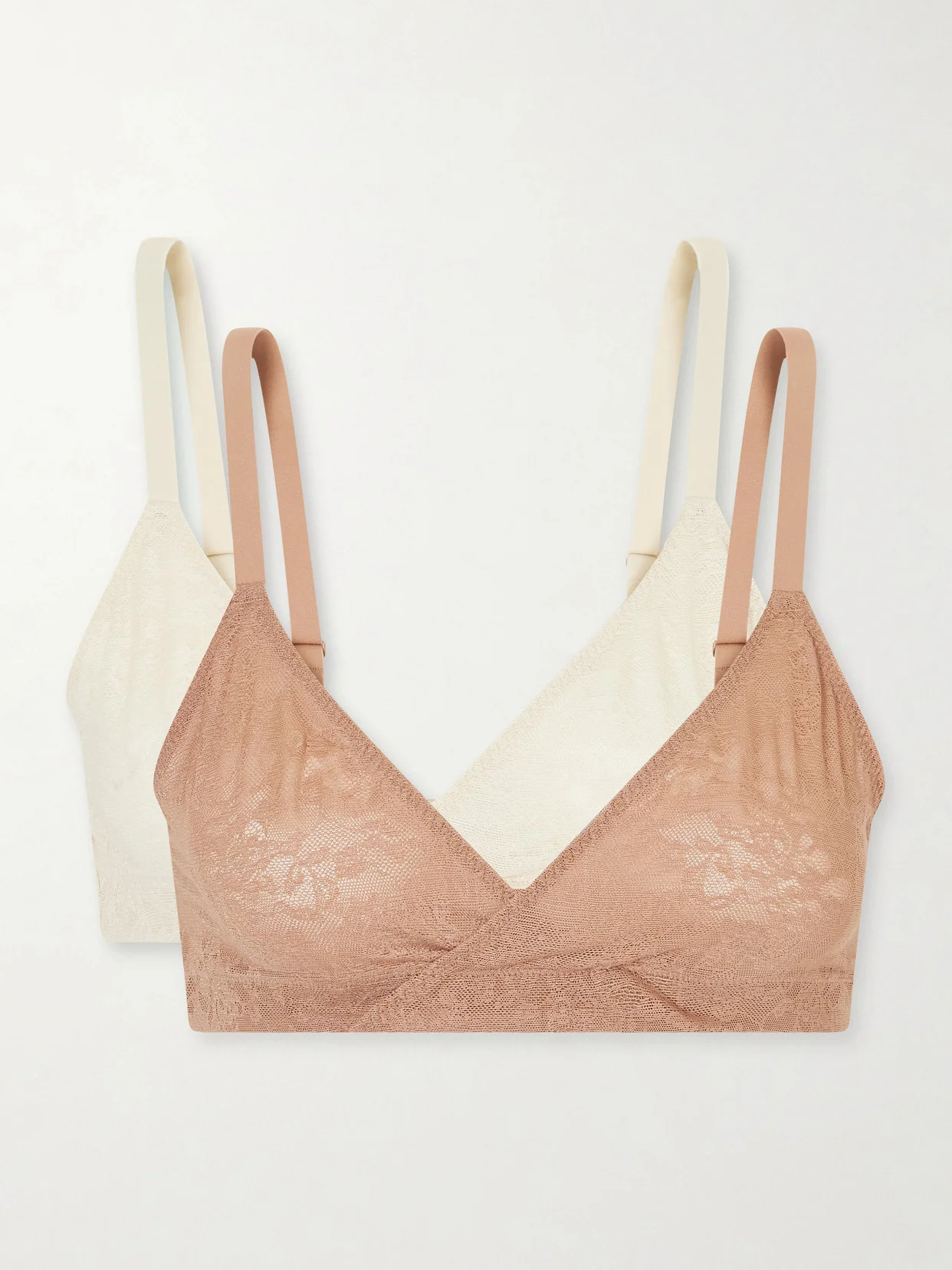 Stretch Lace Triangle Bralette - 1