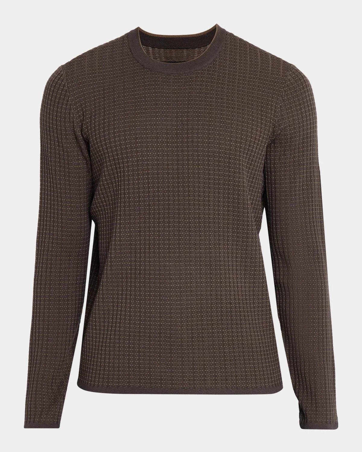 Men's Harvey Textured Knit Crewneck Top - 1