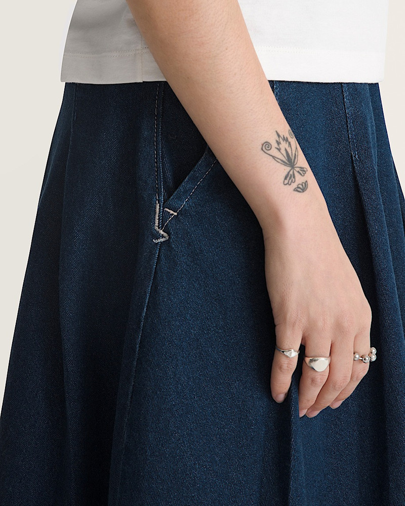 Authentic Chino Denim Skirt 4
