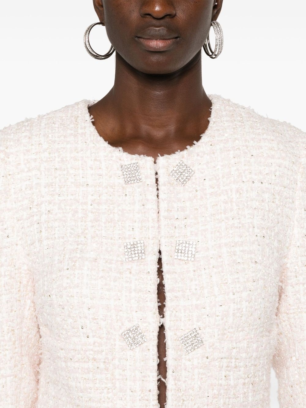 sequin-embellished jacket - 5