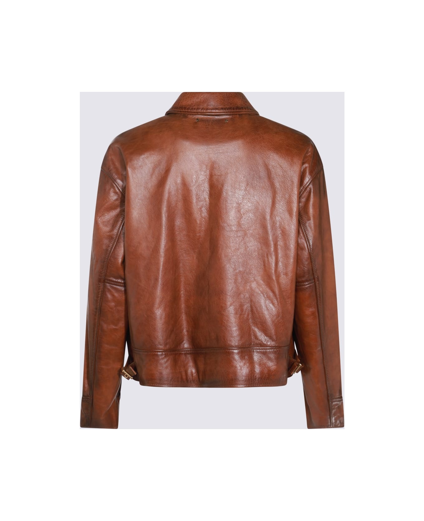 Dark Brown Leather Jackets - 2