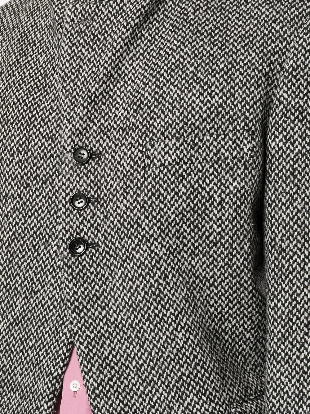 colour-block panelled blazer - 5