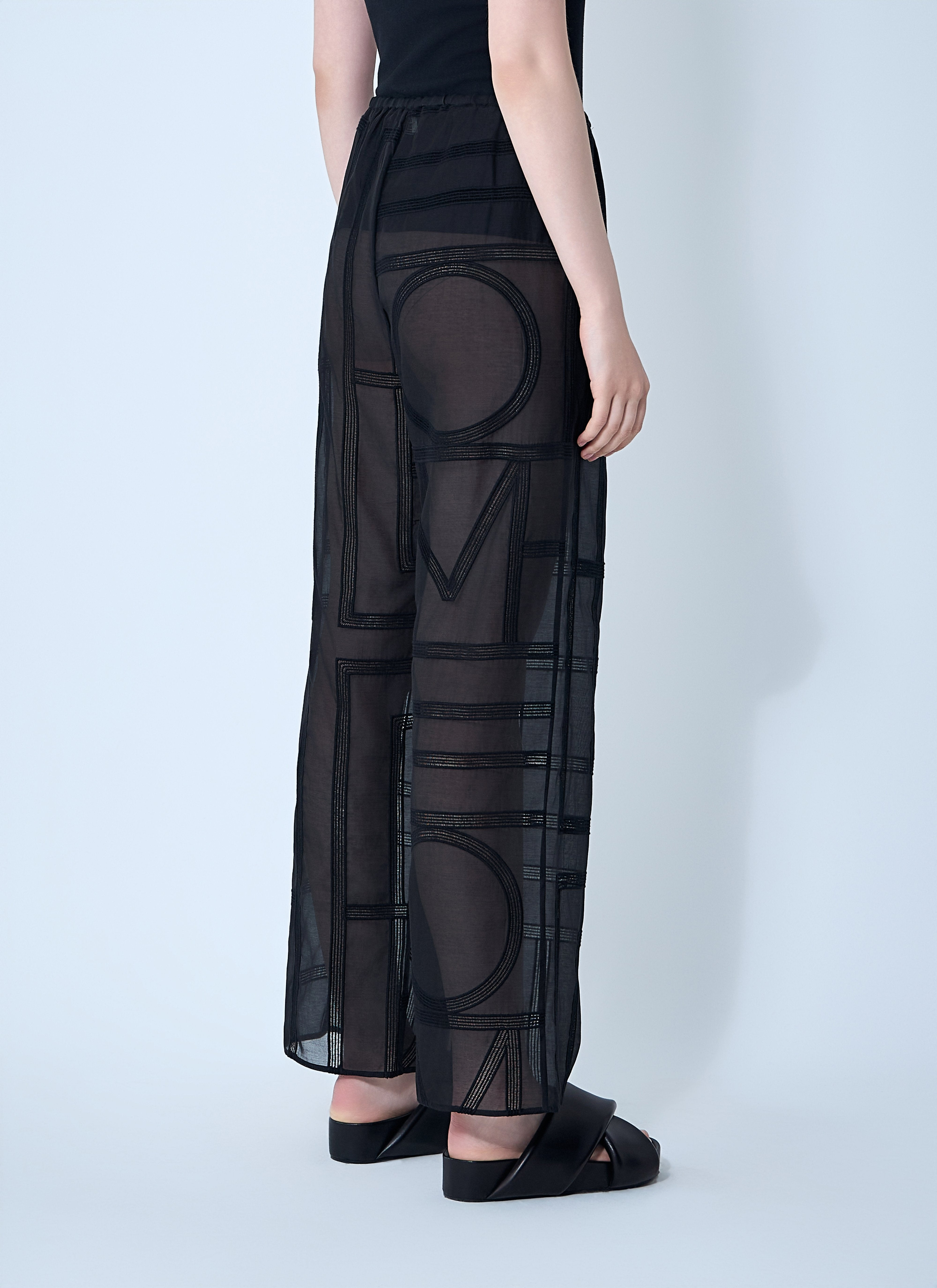 Toteme Women Monogram Pants - 4
