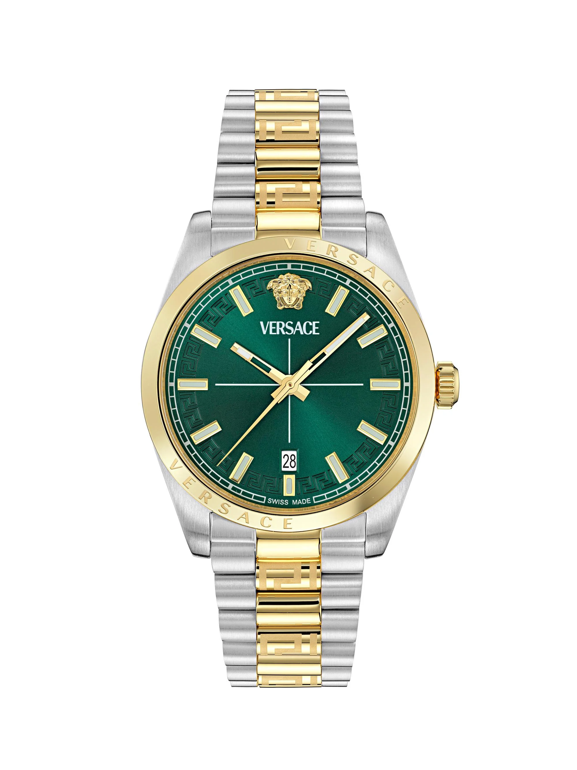 Men's Millenyium Gent Stainless Steel Bracelet Watch/40MM - Two Tone Green - 1