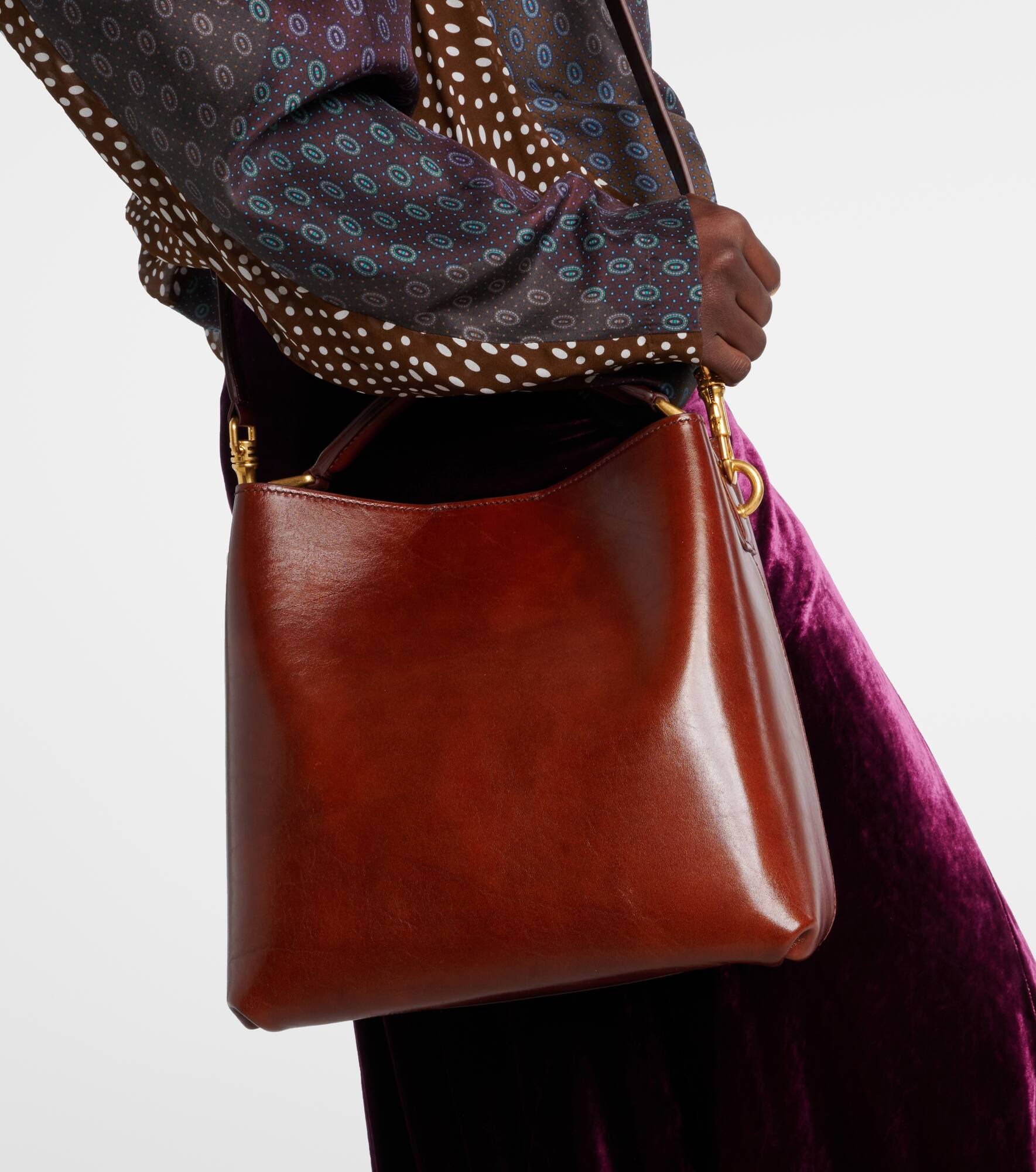 Grip Small leather tote bag - 2