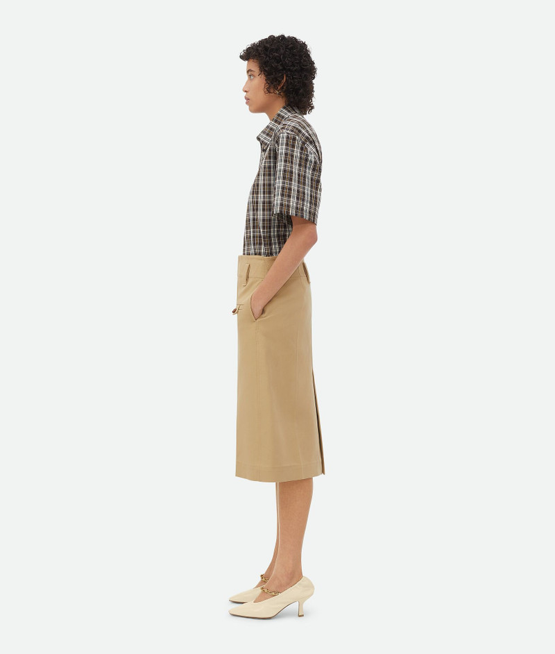 Bottega Veneta Cotton Canvas Skirt outlook