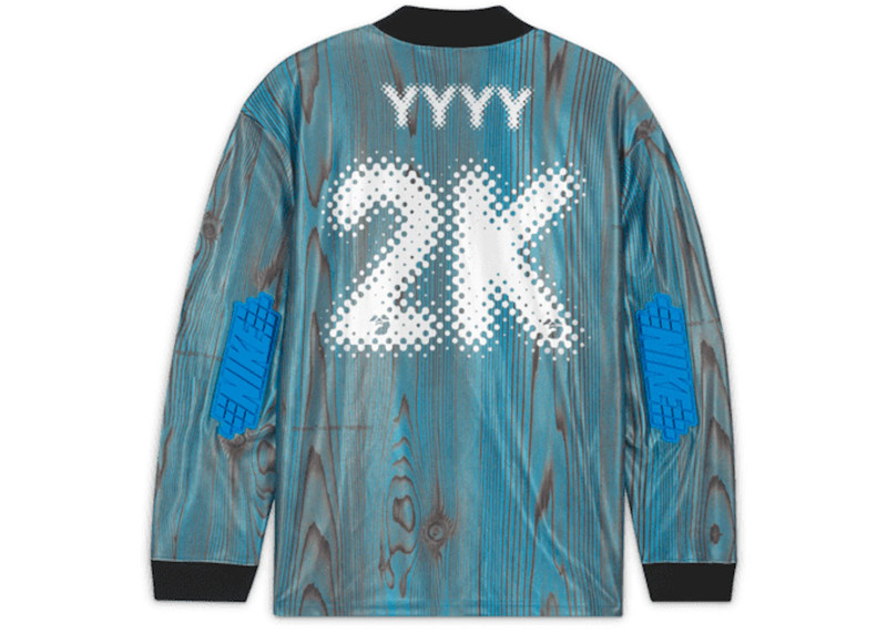 Off-White OFF-WHITE x Nike 001 Soccer Jersey Blue outlook