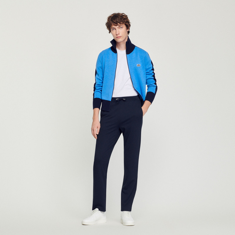 Sandro Jersey jogging bottoms outlook
