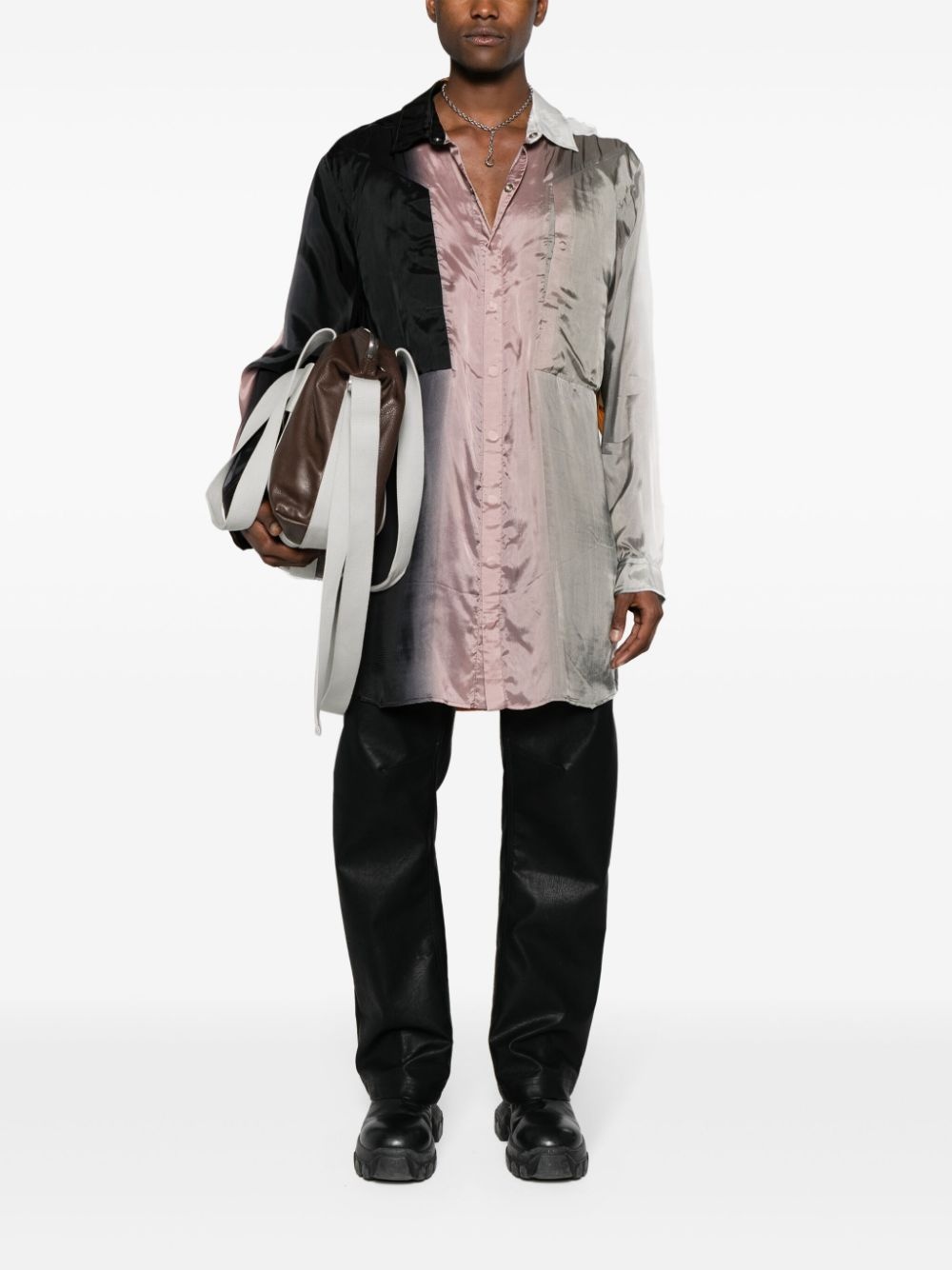 Larry Fogpocket ombrÃ© shirt - 3