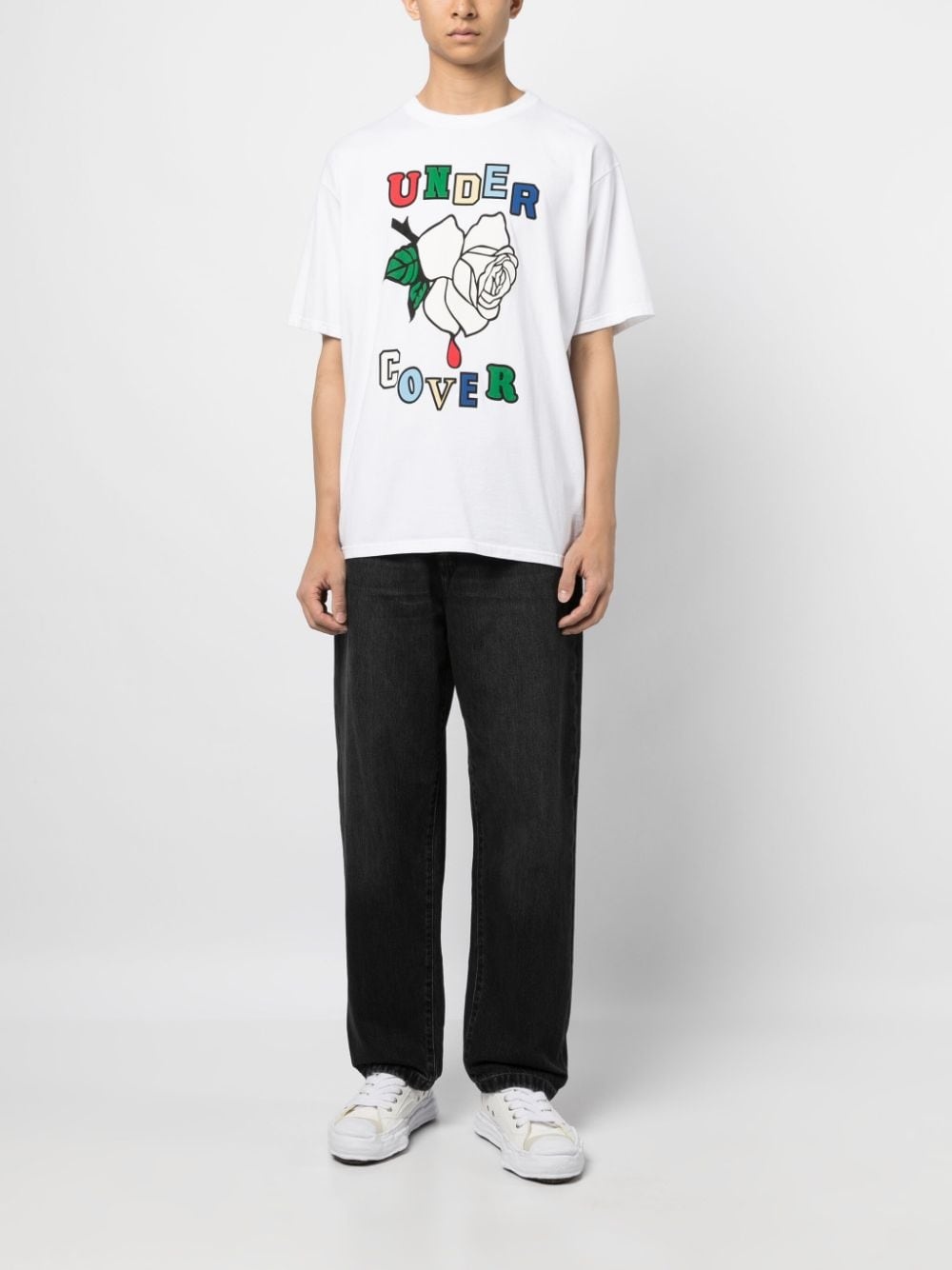 Rose cotton T-shirt - 2