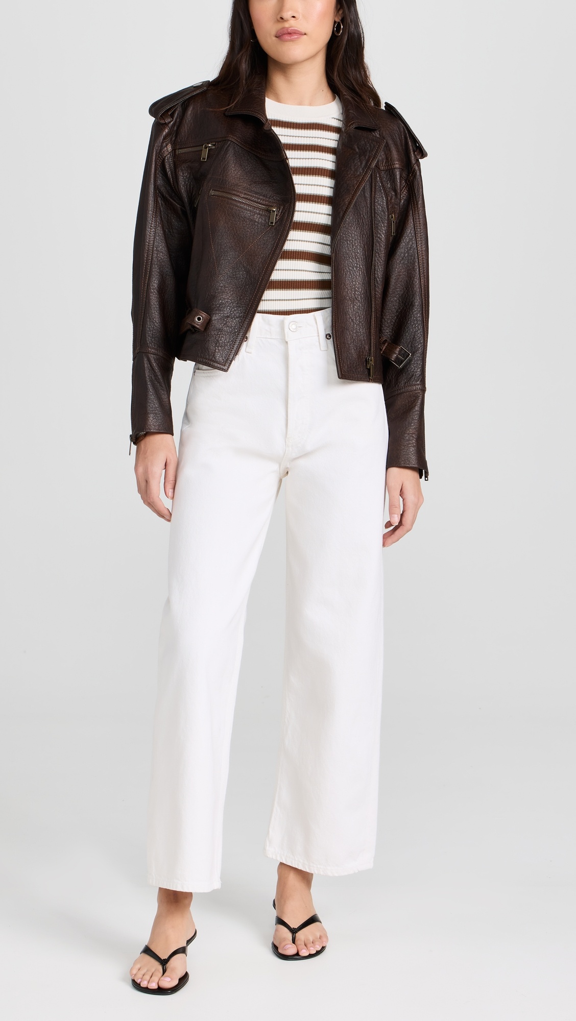 Ren: High Rise Wide Leg Jeans - 4