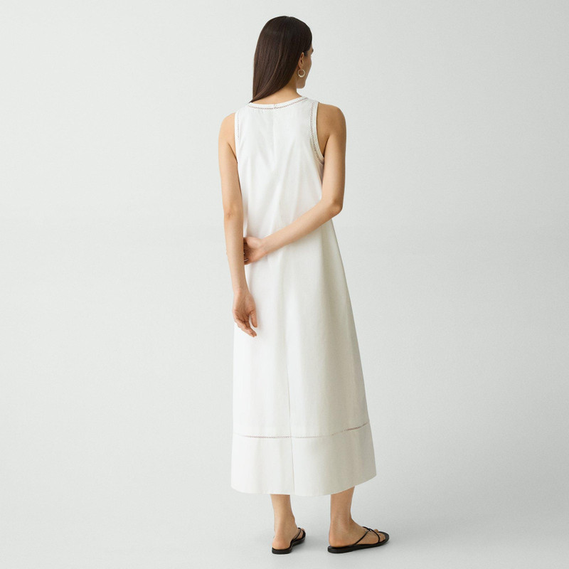 Theory Maxi Tank Dress in City Poplin outlook