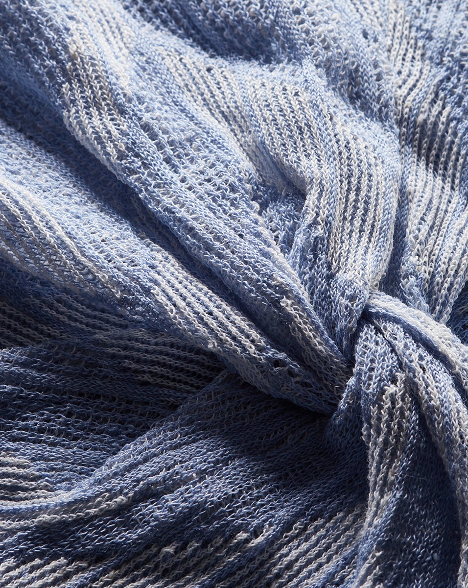 KELLEN TWIST-FRONT SWEATER - 3
