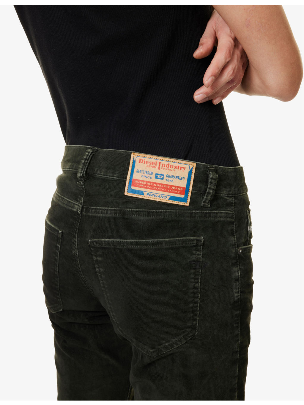 2019 D-Strukt straight-leg slim-fit cordorouy jeans - 5