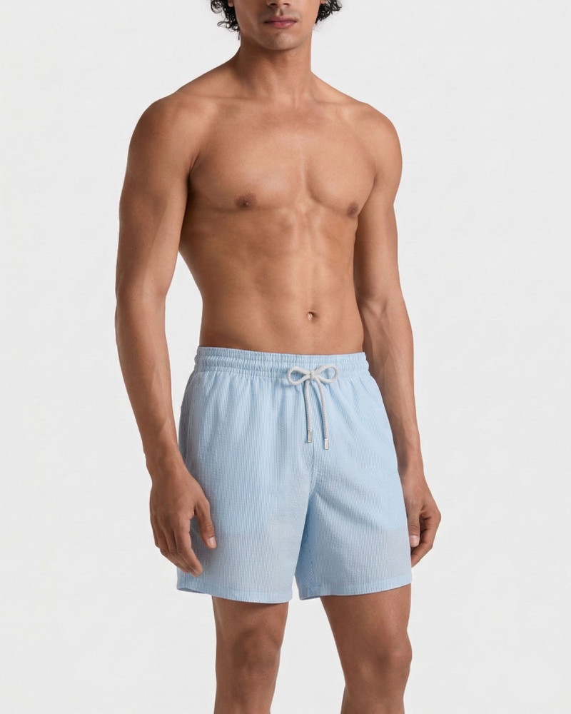 Vilebrequin MEN ULTRAFINE WOOL SWIM SHORTS MICRO RAYURES TAILORING outlook