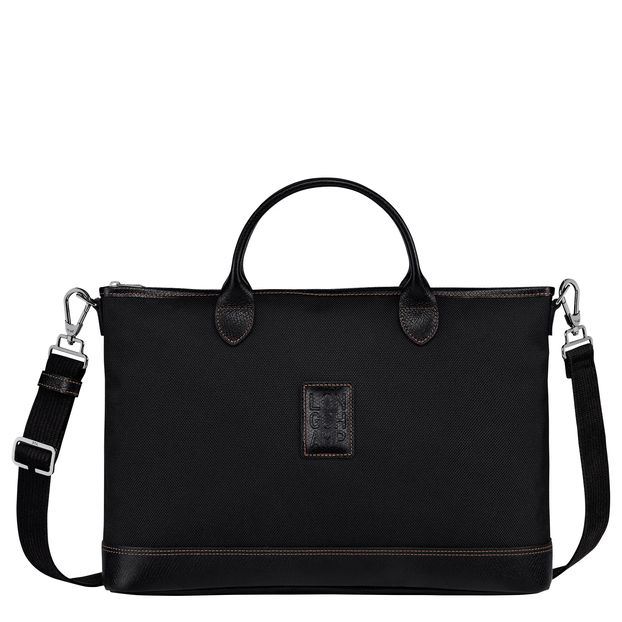 Boxford S Briefcase Black - Canvas - 1