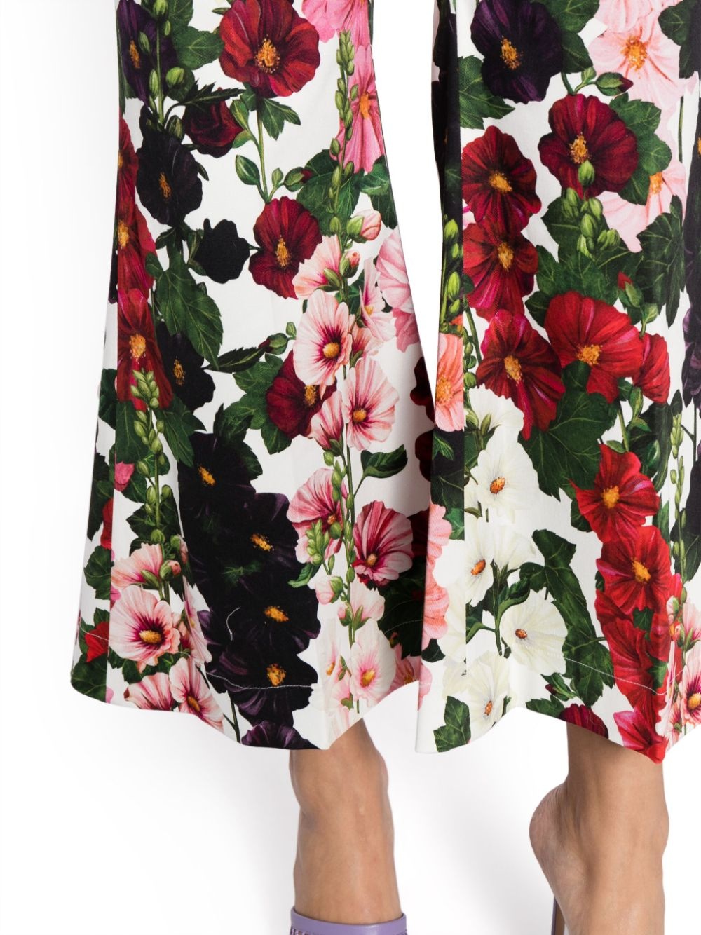 Hollyhock flared cropped trousers - 5