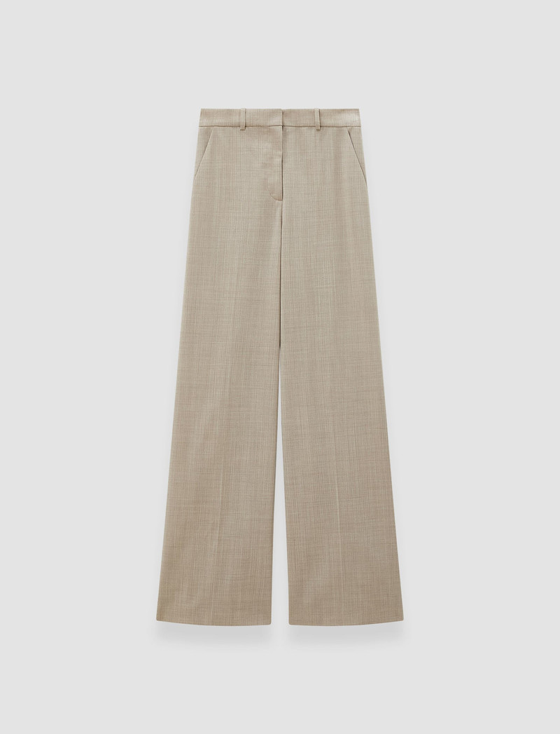 Alana Melange Wool Trousers 1