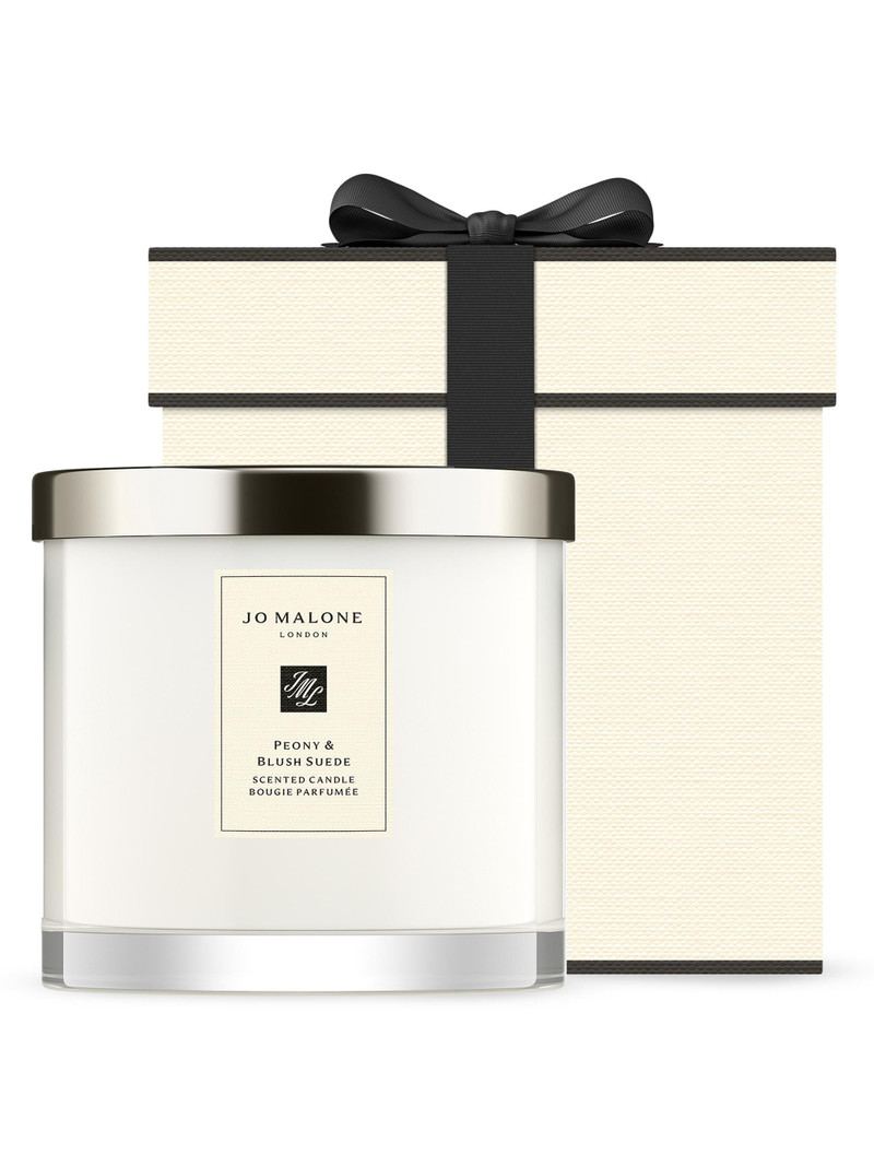 Peony & Blush Suede Candle 1