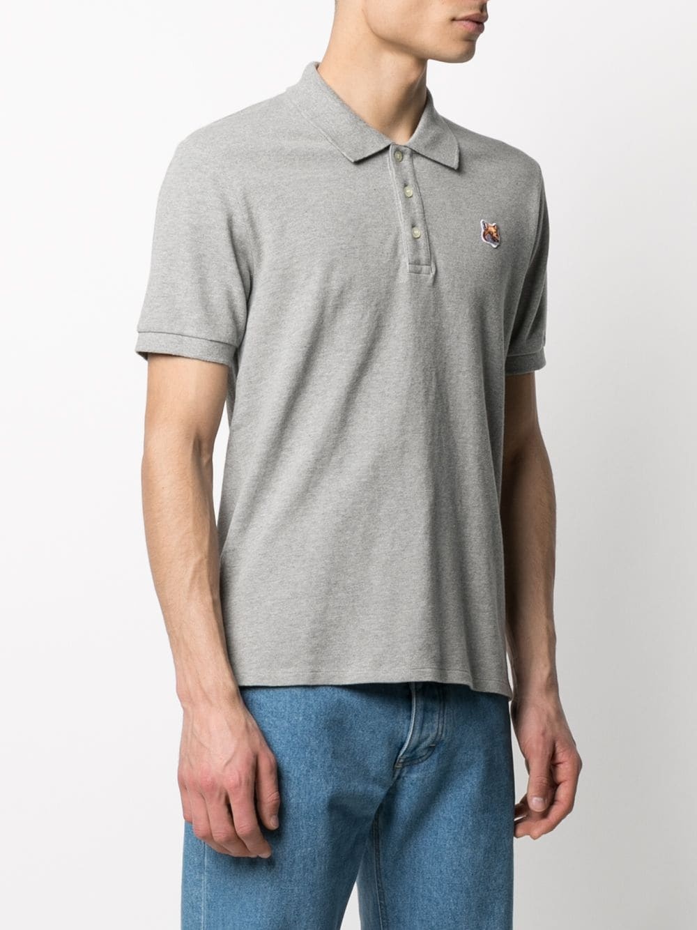 cotton embroidered  polo shirt - 3