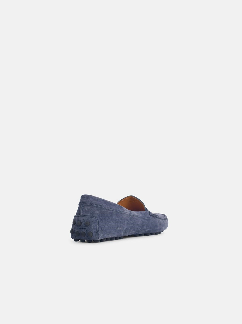 'GOMMINO' BLUE SUEDE LOAFERS 3
