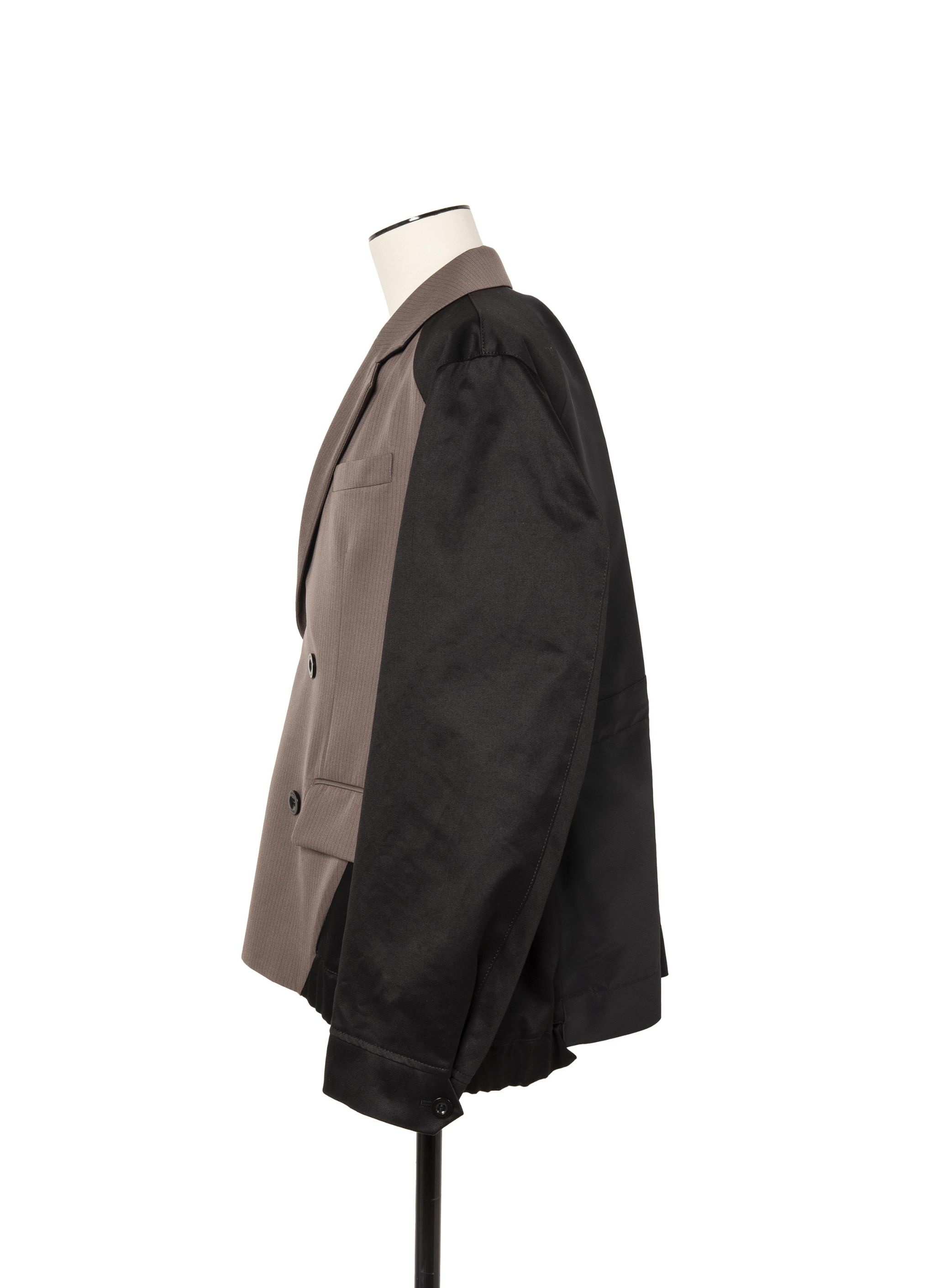 国内より1WEEK【sacai】Doeskin Mix Jacket Doeskin Mix Jacket | sacai Official Store サカイ オフィシャル