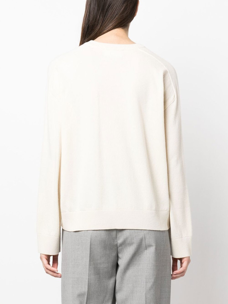 V-neck knitted jumper 4