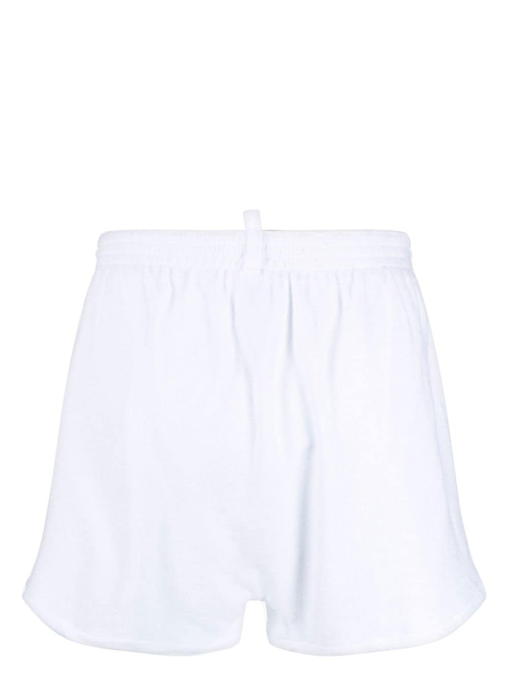 logo-print swim shorts - 2