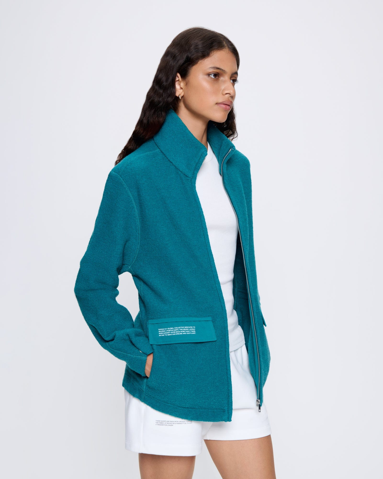Women's DNA Utility Wool Jacket - Scarab Teal - 4