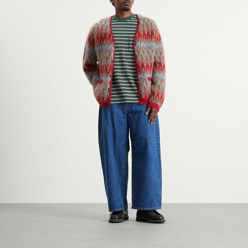 BEAMS PLUS Beams Plus Jacquard Chevron Cardigan outlook