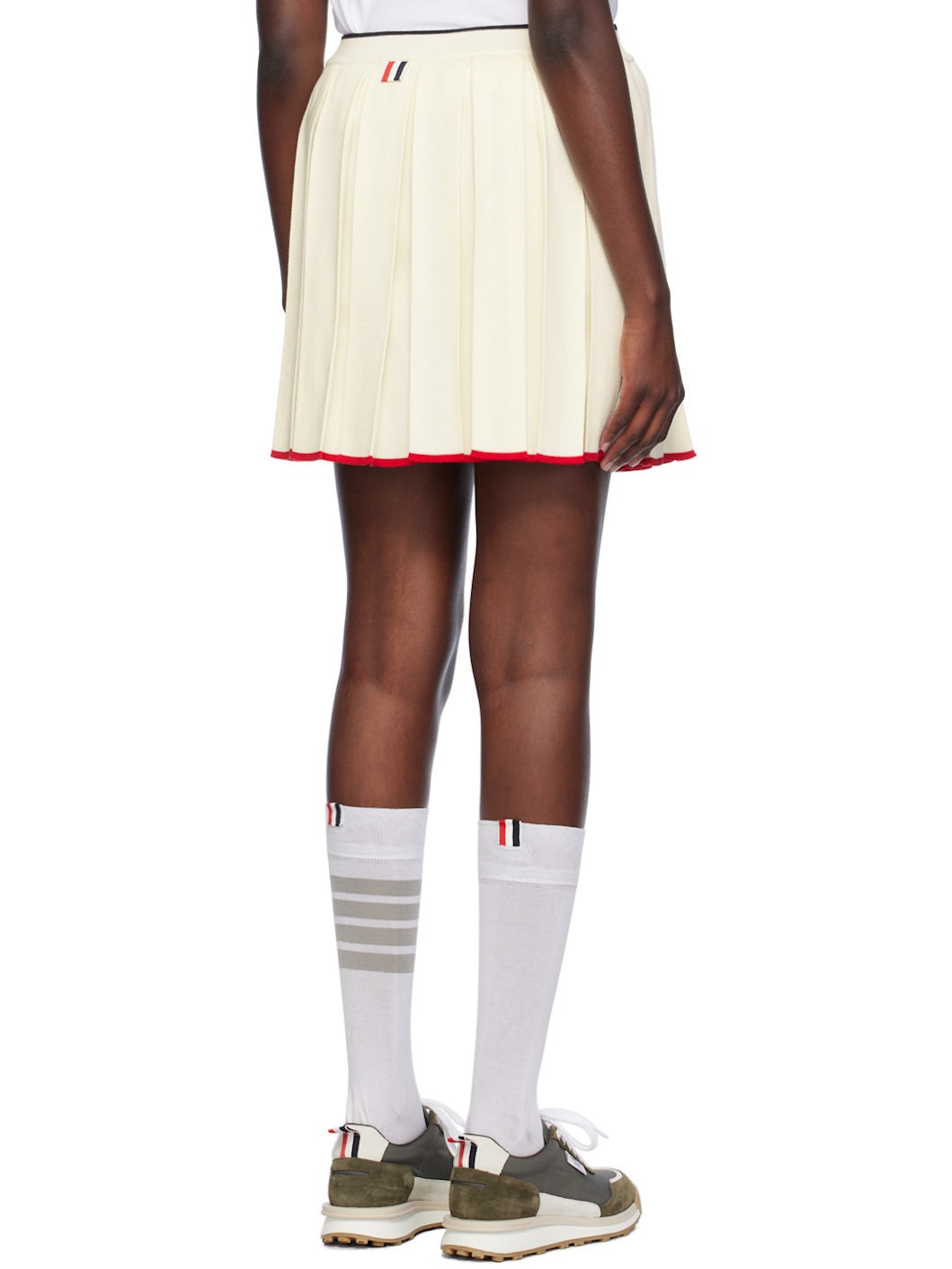 Off-White Pleated Miniskirt - 3
