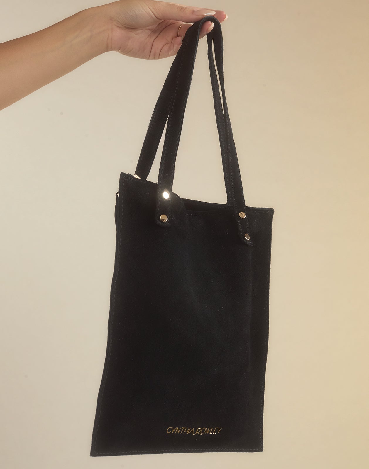 Sleek Suede Tote - 2