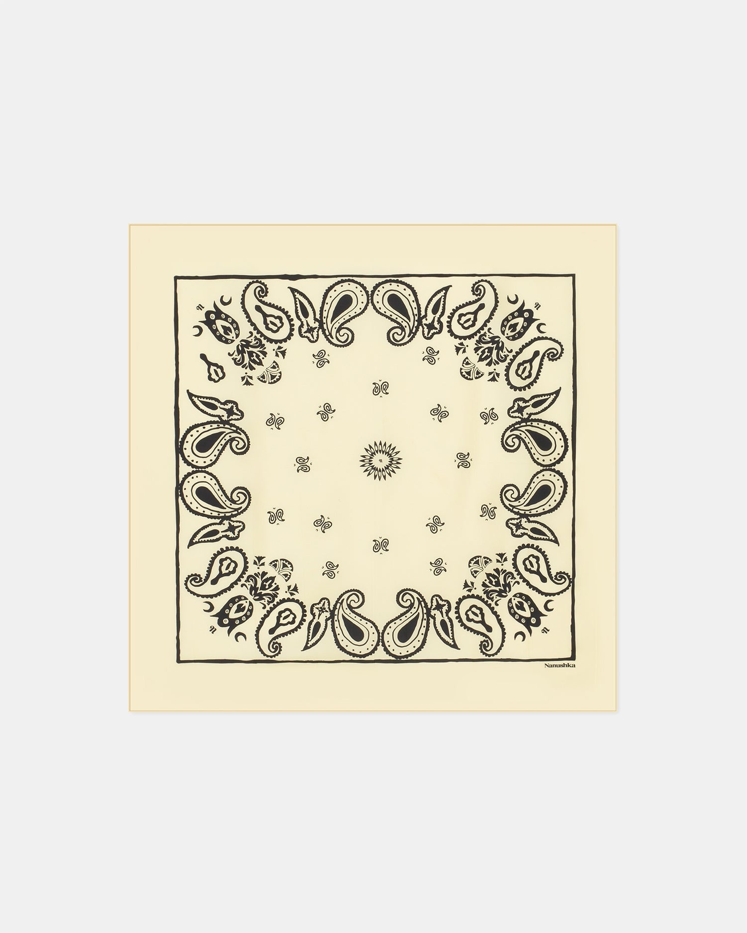 Printed Silk Scarf - 1