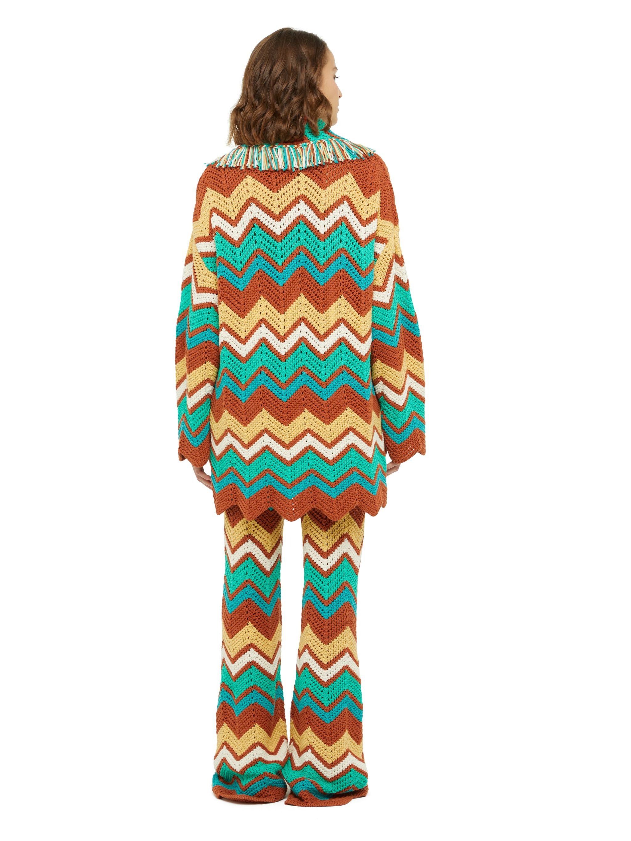 Kaleidoscopic Chevrn Cardigan - 8