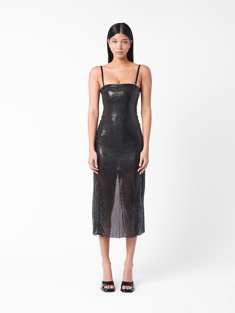POSTER GIRL SELENA MIDI DRESS BLACK outlook