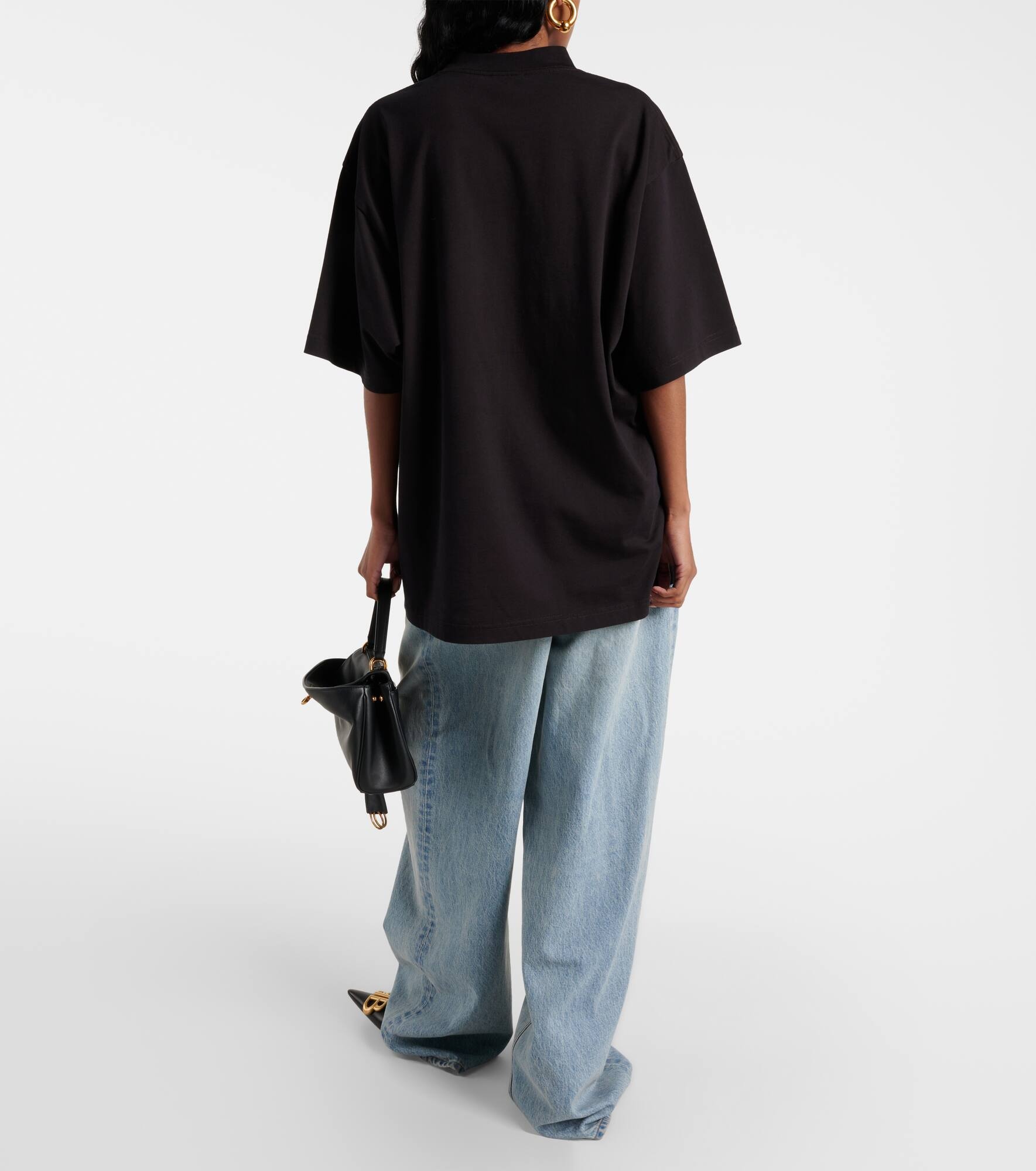 Printed cotton jersey T-shirt - 3