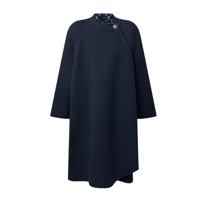 Drape Front Long Coat 1