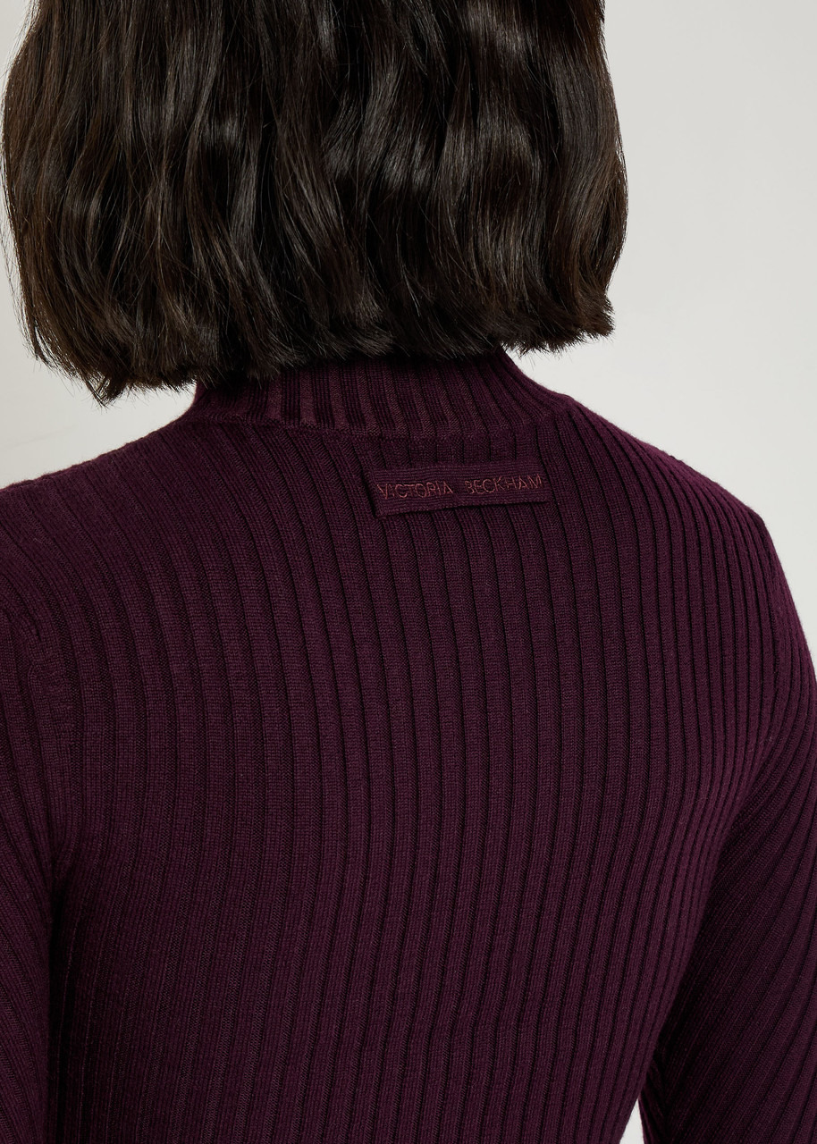 Victoria Beckham Ribbed Merino Wool top - 5