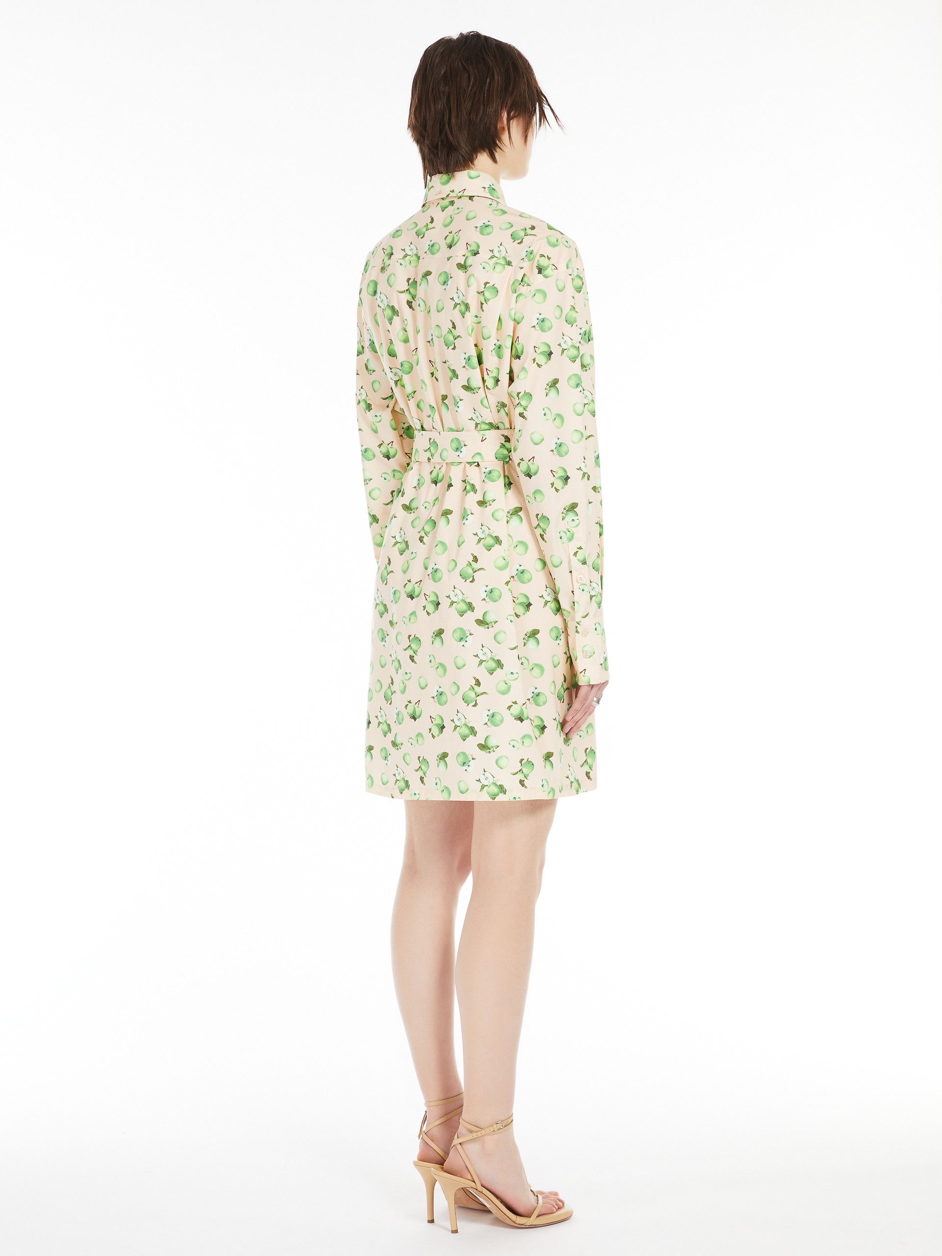 BOERO Printed poplin shirt dress - 4