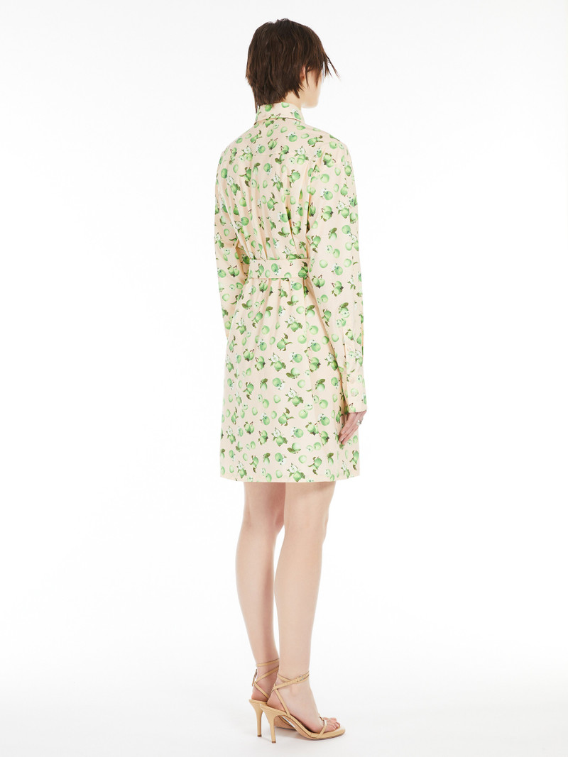 BOERO Printed poplin shirt dress 4