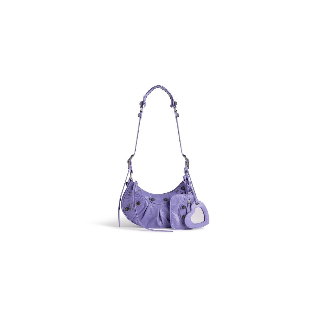 Women's Le Cagole Xs Shoulder Bag in Purple - 1