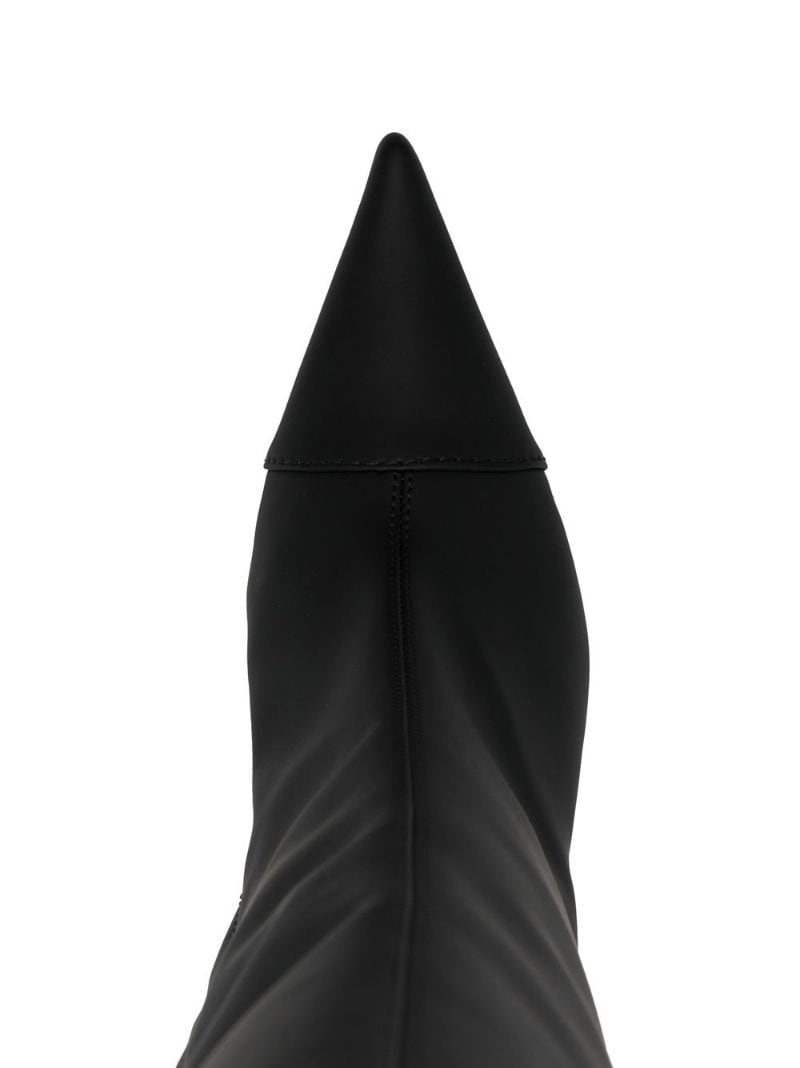 pointed toe knee-high boots - 4