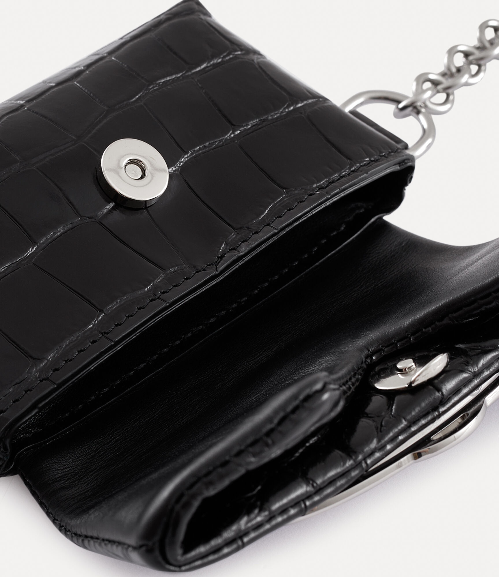 CROCODILE MINI COURTNEY CHAIN BELT - 3