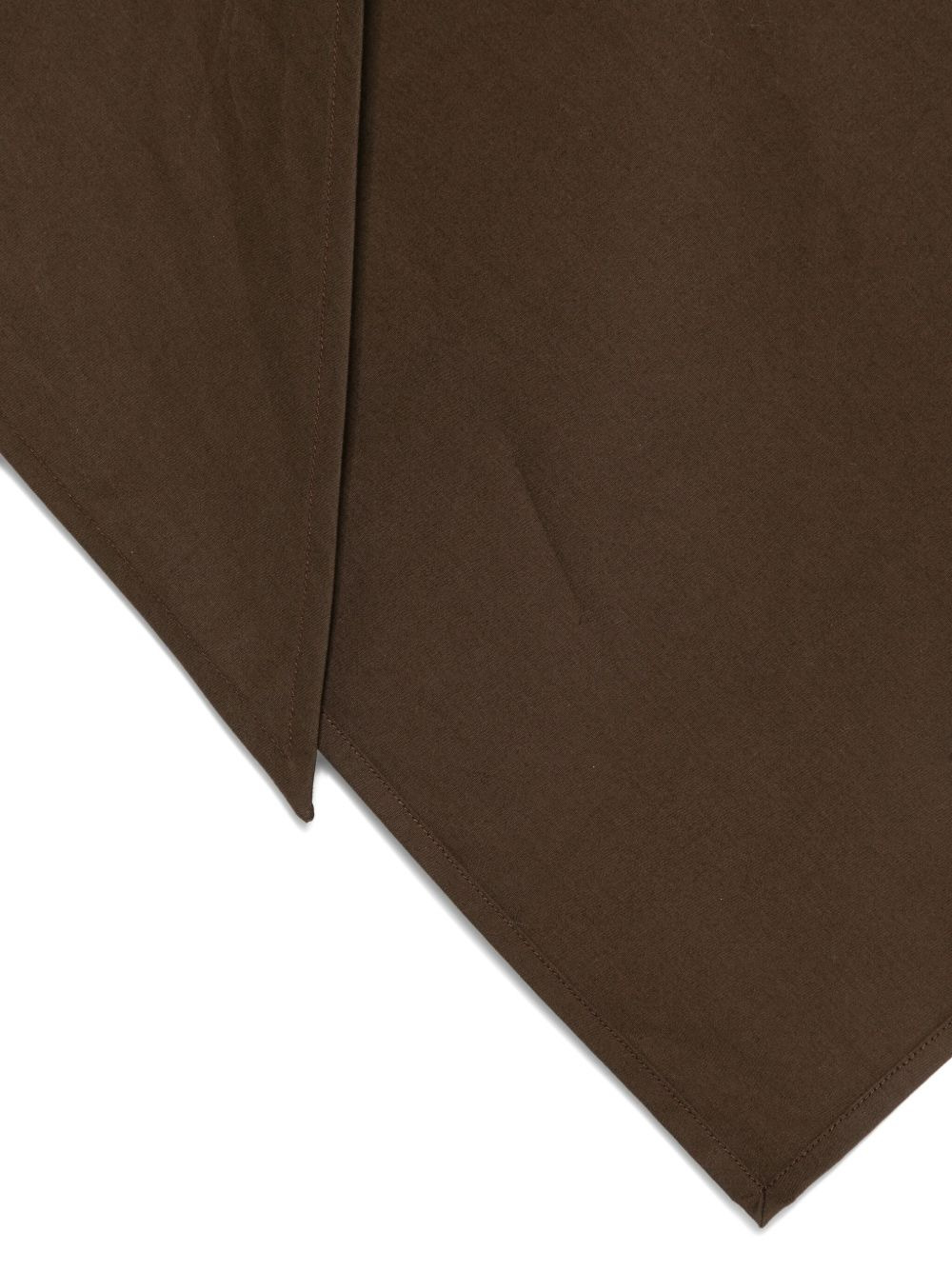 shawl-collar cotton scarf - 3