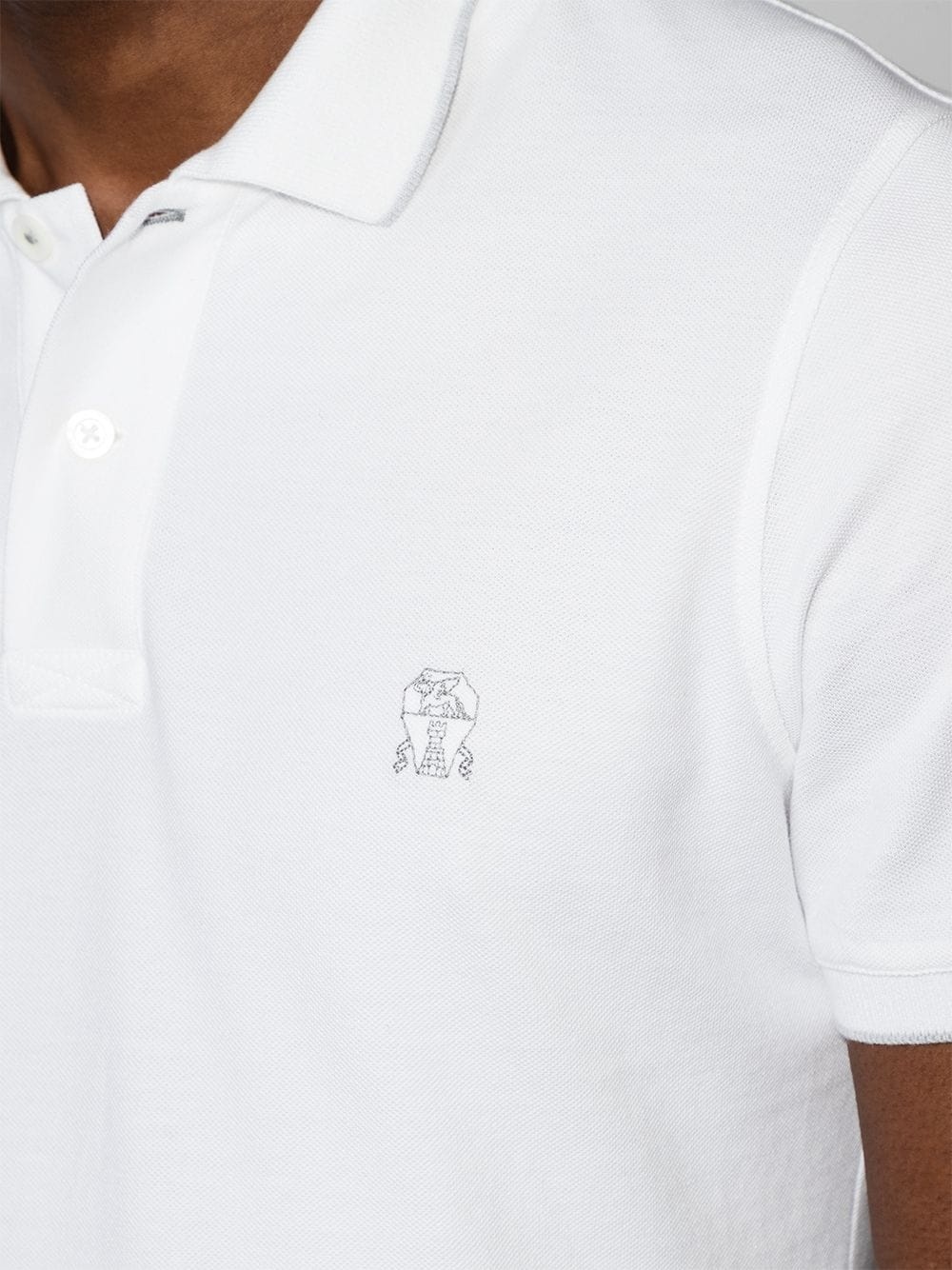 logo-embroidered short-sleeve polo shirt - 4