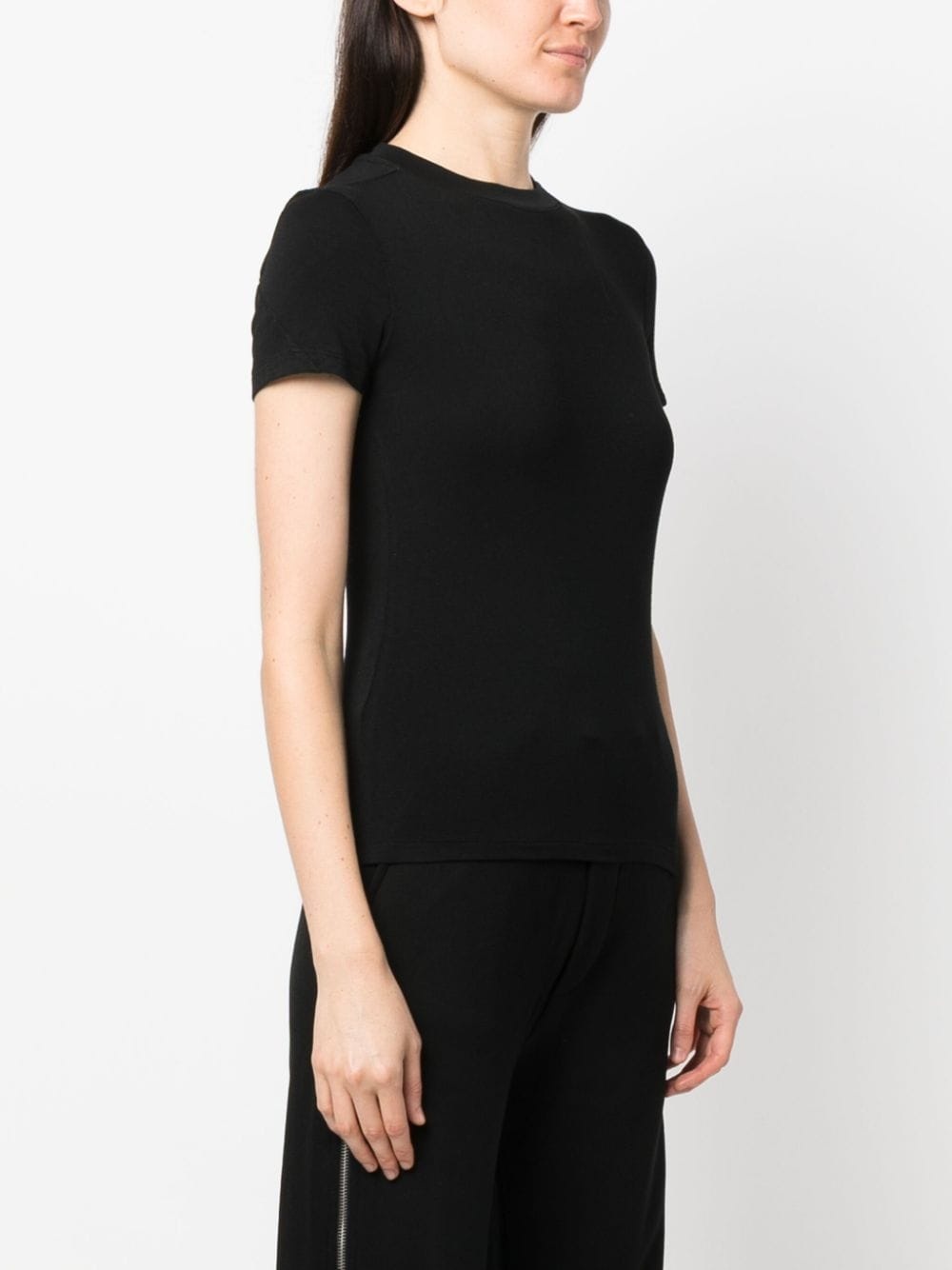 cap-sleeve crew-neck T-shirt - 3