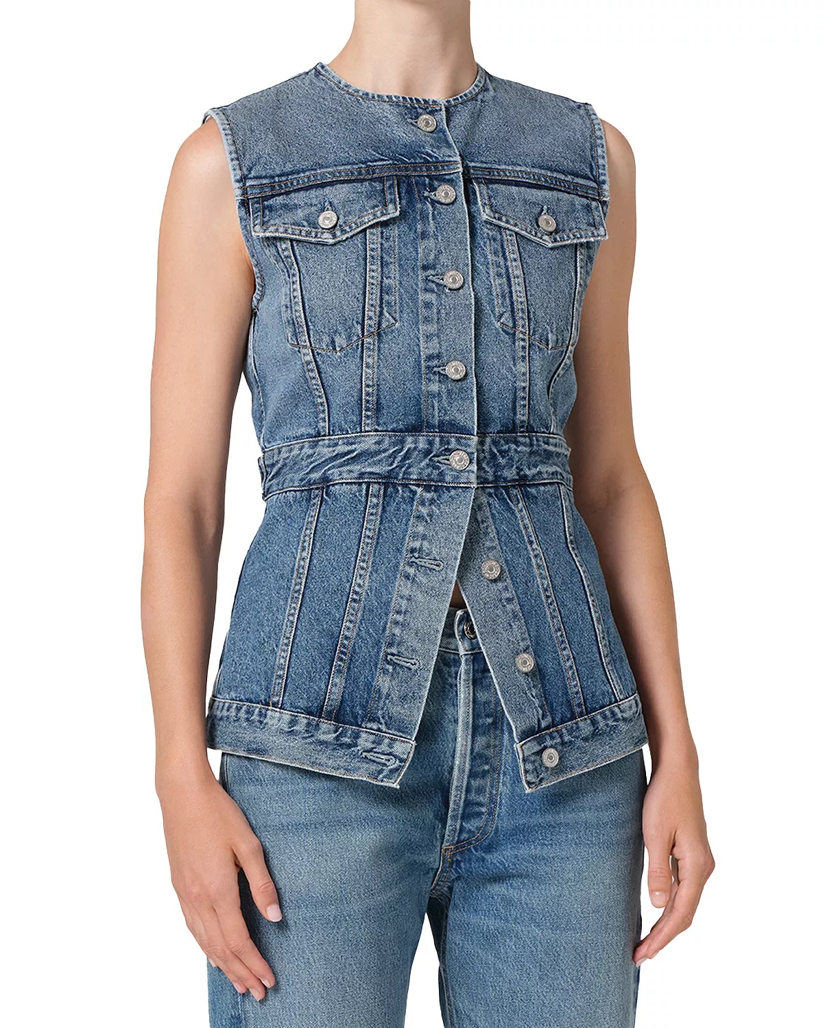Idalene Denim Vest - 8