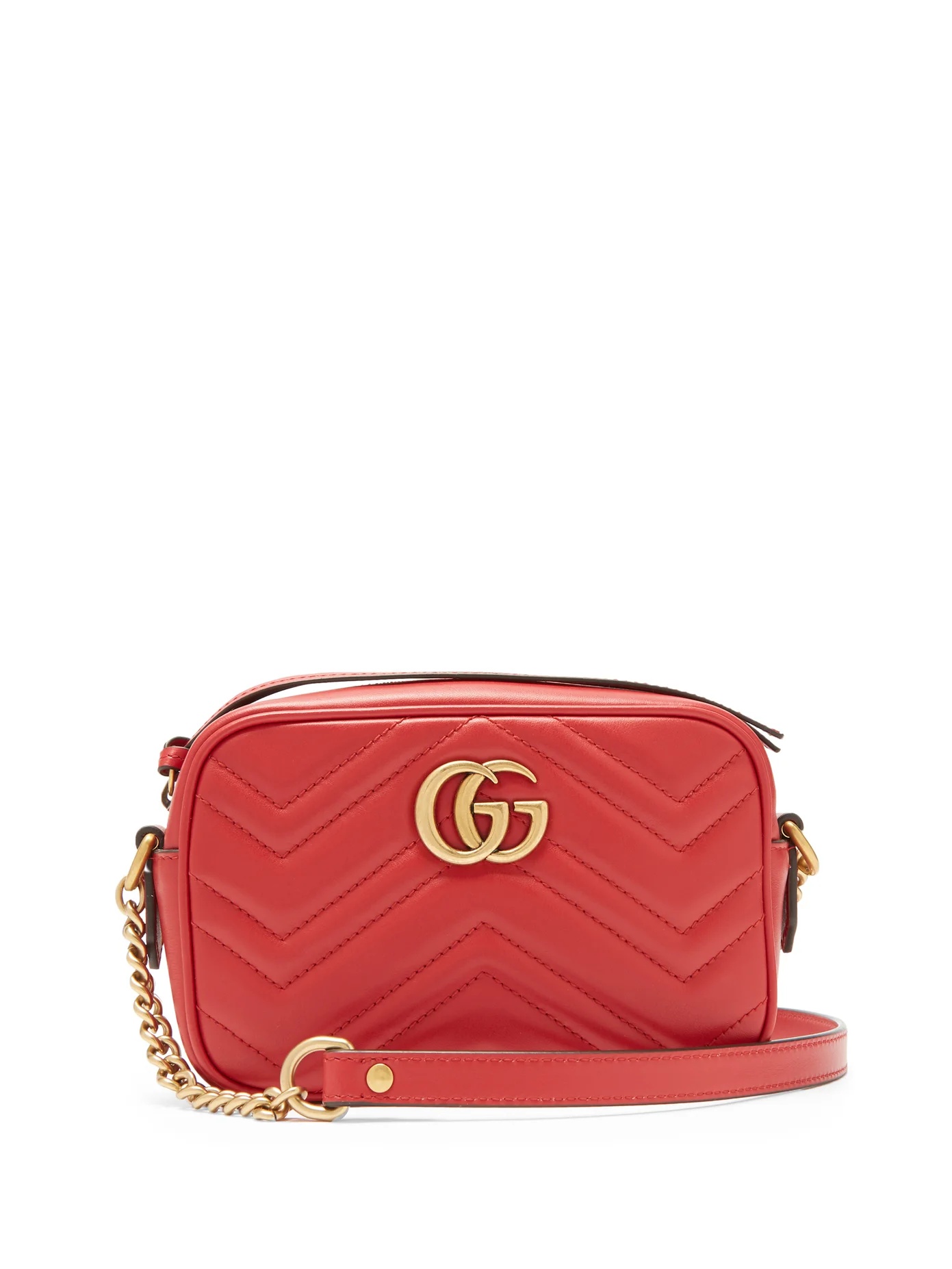 GG Marmont mini quilted-leather cross-body bag - 1